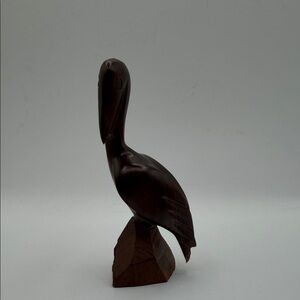 Ironwood Carved Wooden Bird Sculpture